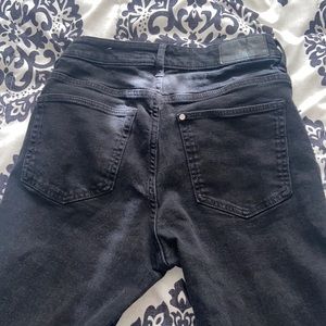 Cropped Straight Leg Jeans